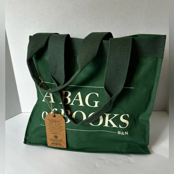 Green Canvas Tote Bag - Picture 1 of 9